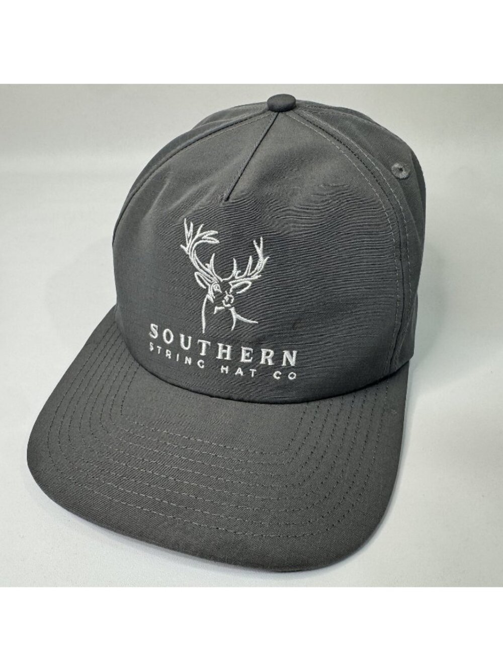 Southern String Hat Co Deer Buck Gray Snapback Adjustable Outdoor Cap One Size